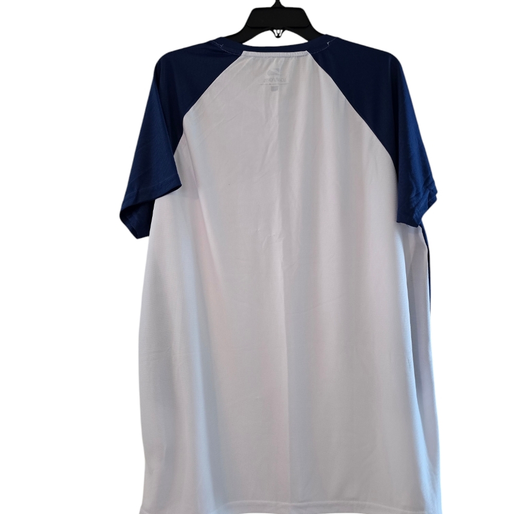 Lc Waikiki White and Blue Athletic T-Shirt, size XXL - Picture 3 of 7